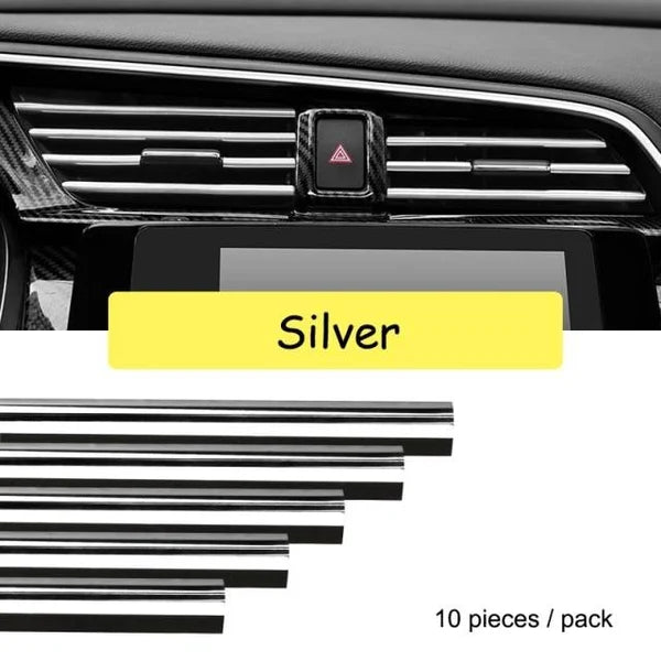 Chrome Styling Moulding Car Air Vent Trim Strip--Buy 1 box and get 2 boxes free