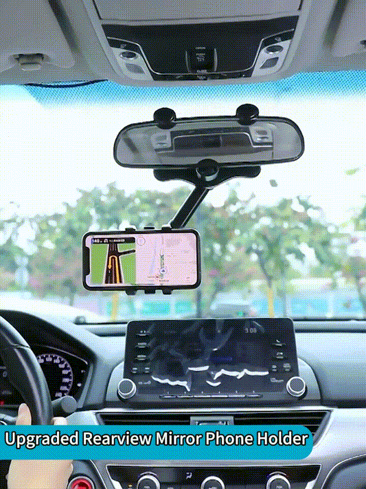 Rotatable And Retractable Car Phone Holder Mount ,Multifunctional 360° Phone Mount For Mobile Phone