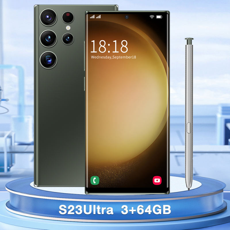 1:1 new S23Ultra5G off-the-shelf 4G Android 3+64 smart phone manufacturer