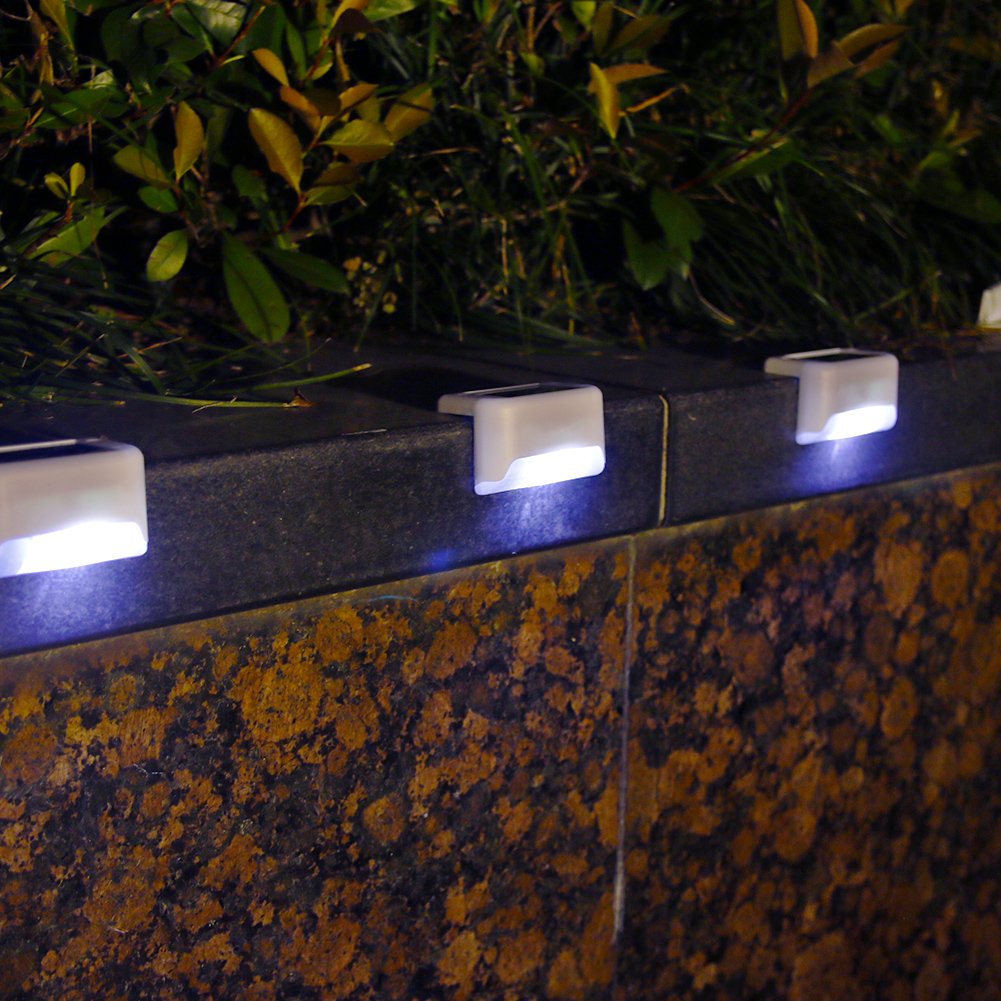 🔥2024 Hot Sale-LED Solar Lamp Path Staircase Outdoor Waterproof Wall Light