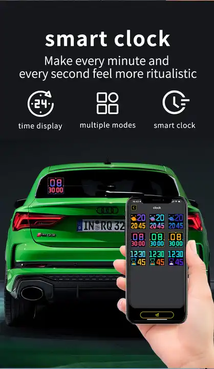 🔥Programmable Rear Window Digital 3D Car Display