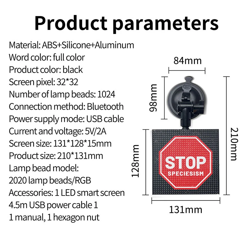 🔥Programmable Rear Window Digital 3D Car Display