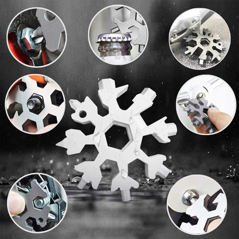 🔥Hot Sale，18-in-1 Snowflake Multi-tool