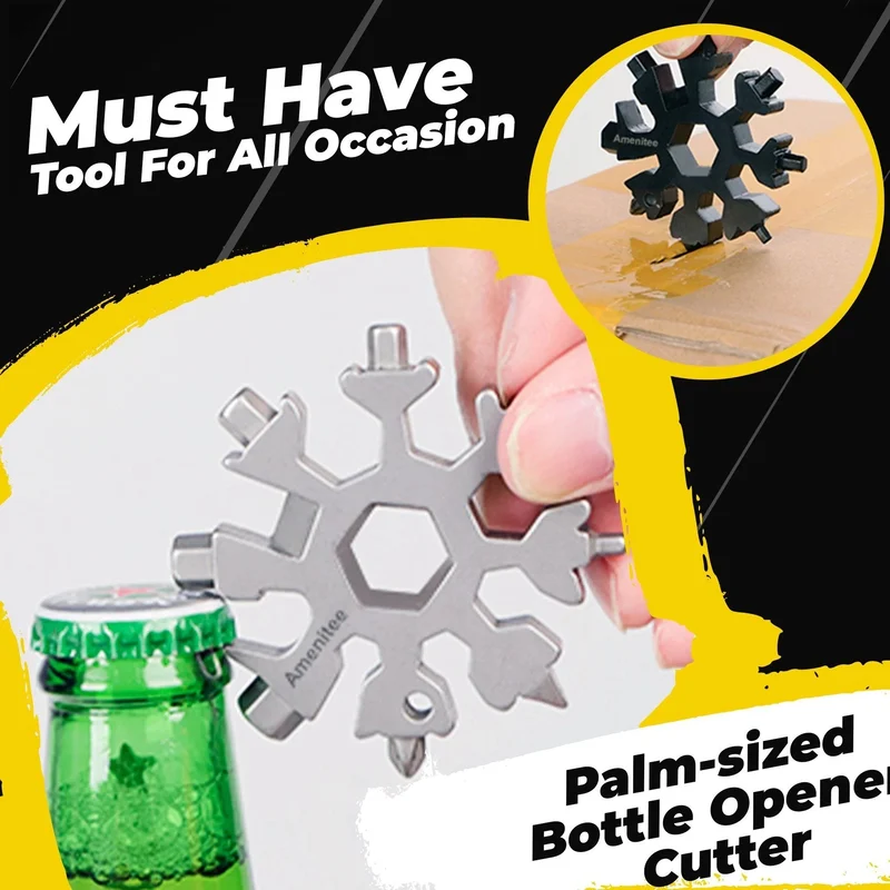 🔥Hot Sale，18-in-1 Snowflake Multi-tool