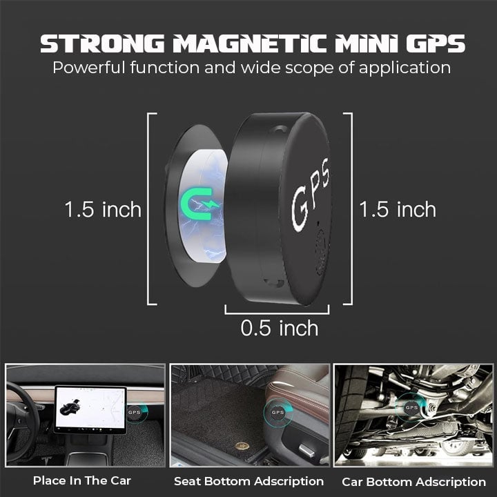 🚗 Mini Magnetic GPS Tracker🚗