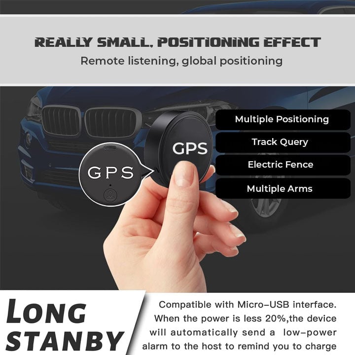 🚗 Mini Magnetic GPS Tracker🚗